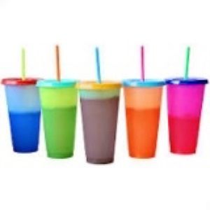 Color changing cups